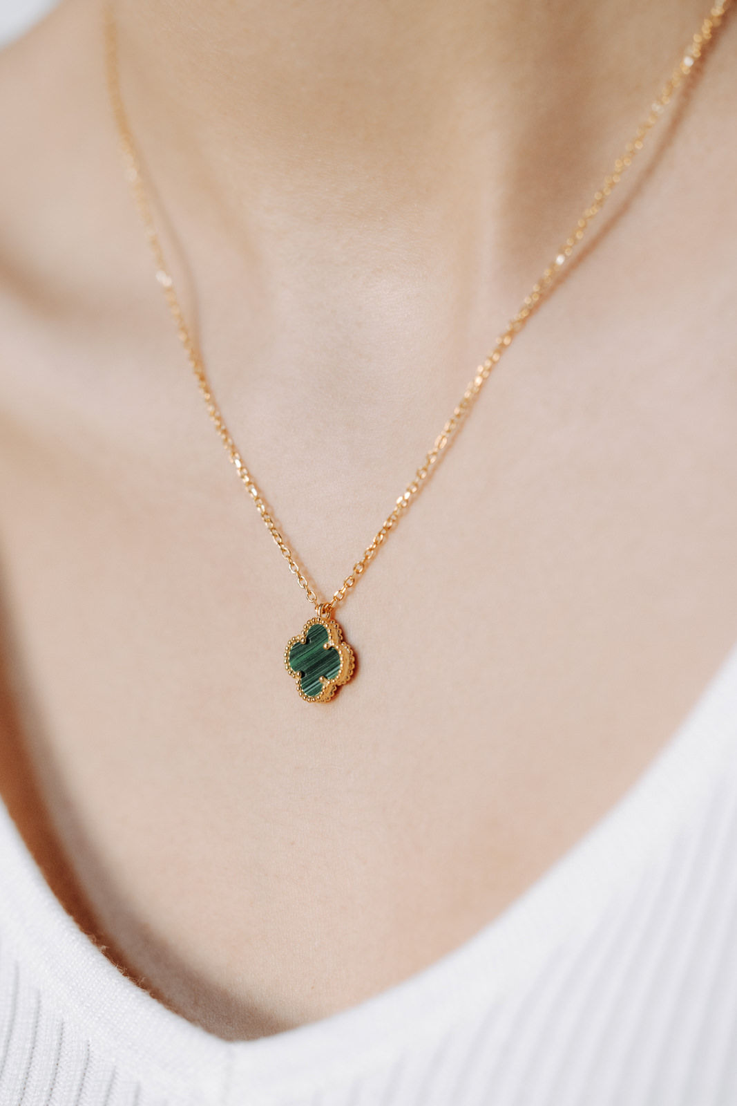 Serenity L srebrna ogrlica s pozlatom - Slika 2