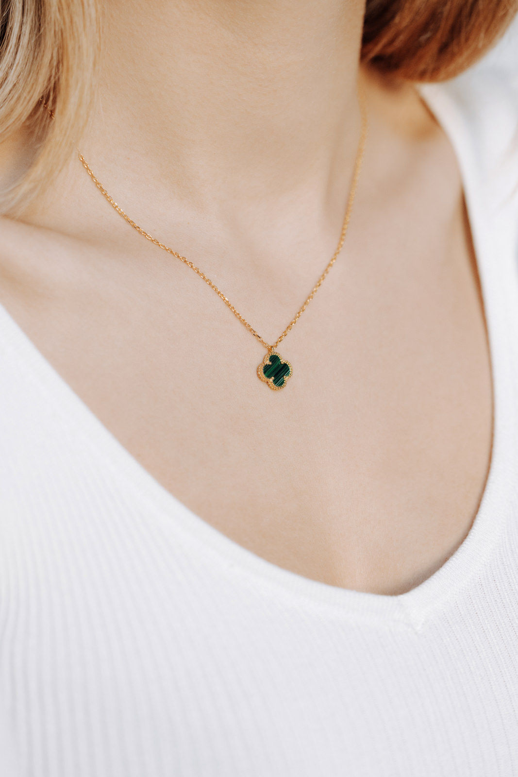 Serenity L srebrna ogrlica s pozlatom - Slika 3