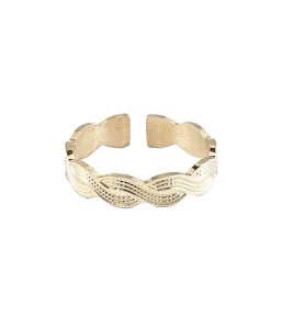 Kheops prsten od pozlaćenog čelika