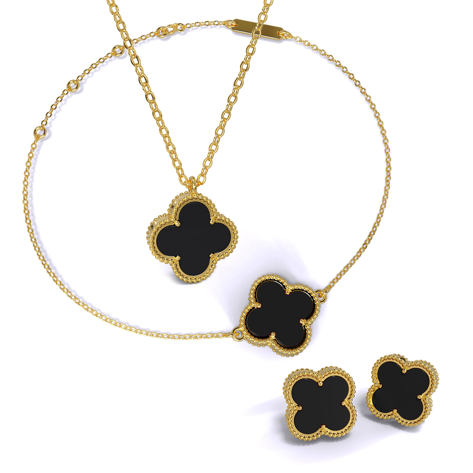 Serenity Black set s pozlatom