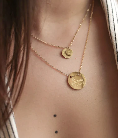 Sofia ogrlica od pozlaćenog čelika - Slika 2