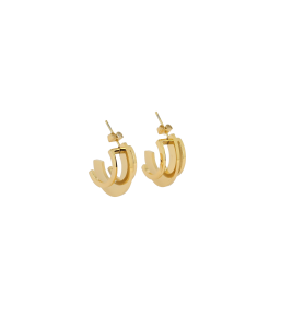 Ella naušnice od pozlaćenog čelika