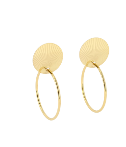 Fany naušnice od pozlaćenog čelika