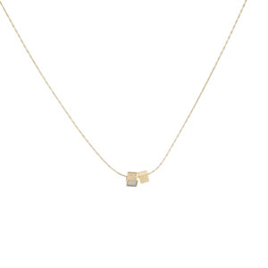 Rilla ogrlica od pozlaćenog čelika