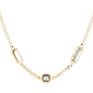 Darcy ogrlica od  pozlaćenog čelika