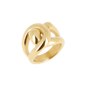 Cera prsten od pozlaćenog čelika