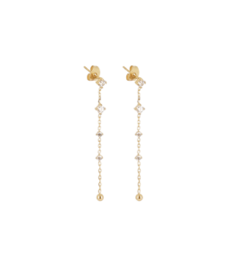 Bruma naušnice od pozlaćenog čelika