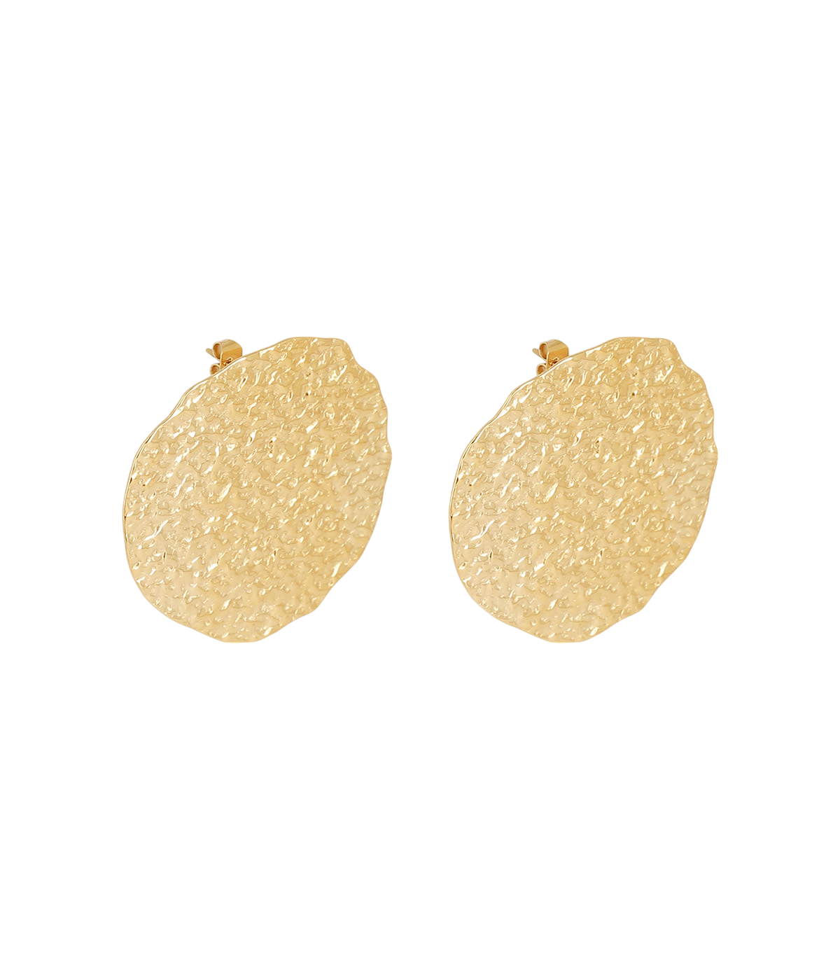 Solar naušnice od pozlaćenog čelika