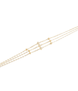 Poseidon ogrlica od pozlaćenog čelika