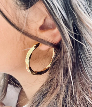 Cassis naušnice od pozlaćenog čelika - Slika 2