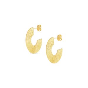 Trilby srebrne naušnice s pozlatom