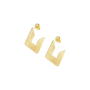 Sephora srebrne naušnice s pozlatom