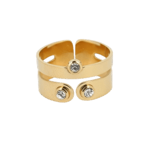 Klass prsten od pozlaćenog čelika