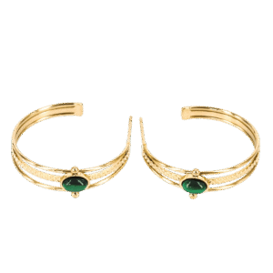 Miles naušnice od pozlaćenog čelika