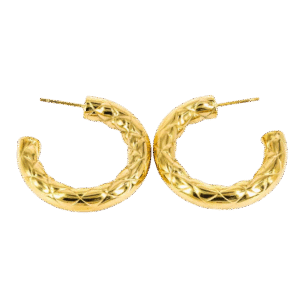 Manon naušnice od pozlaćenog čelika