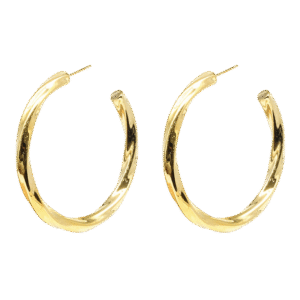 Eveline naušnice od pozlaćenog čelika