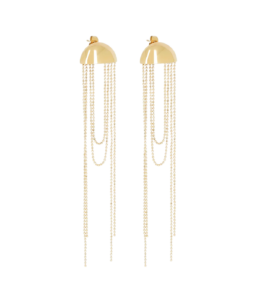 Nairobi naušnice od pozlaćenog čelika