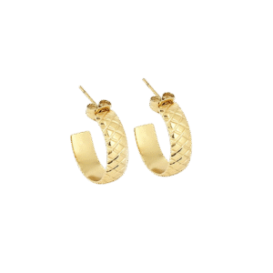 Lizzy naušnice od pozlaćenog čelika