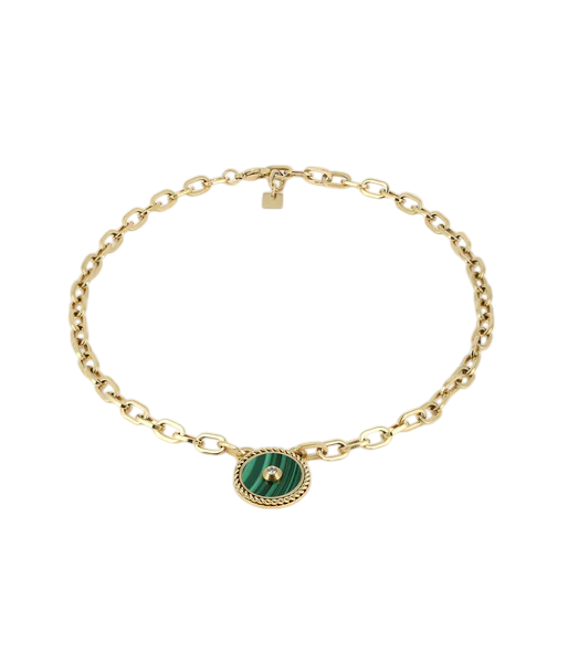 Roman ogrlica od pozlaćenog čelika