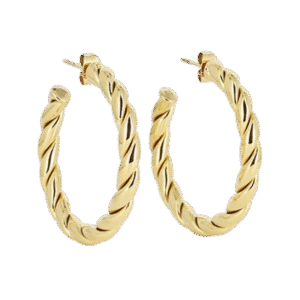 Taipale naušnice od pozlaćenog čelika