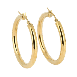 Manon naušnice od pozlaćenog čelika