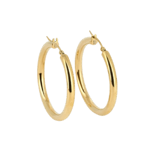 Mani naušnice od pozlaćenog čelika