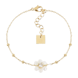 Petalo narukvica od pozlaćenog čelika