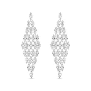 La Verde srebrne naušnice