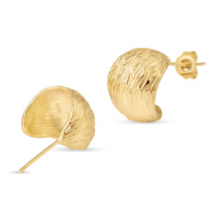 Kongo srebrne naušnice s pozlatom