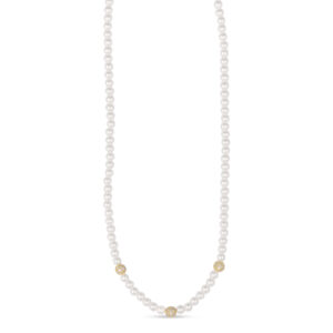 St Ives srebrna ogrlica s pozlatom