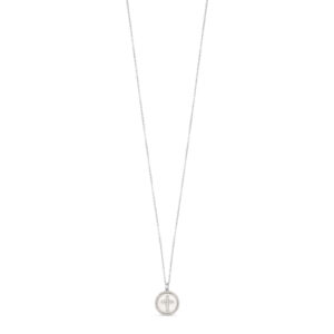 Napola srebrna ogrlica