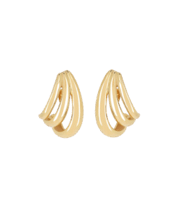 Telma naušnice od pozlaćenog čelika