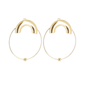 Myers naušnice od pozlaćenog čelika