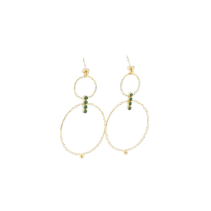 Belvidere naušnice od pozlaćenog čelika