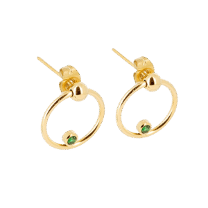 Arendal naušnice od pozlaćenog čelika