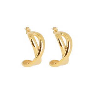 Brest naušnice od pozlaćenog čelika