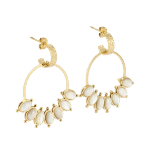 Solum naušnice od pozlaćenog čelika