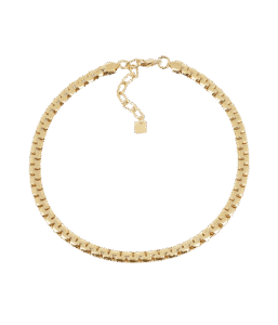 Vana ogrlica od pozlaćenog čelika