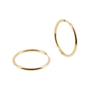 Rings naušnice od pozlaćenog čelika