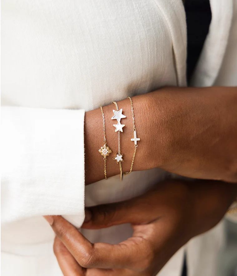 Acilia narukvica od pozlaćenog čelika - Slika 2