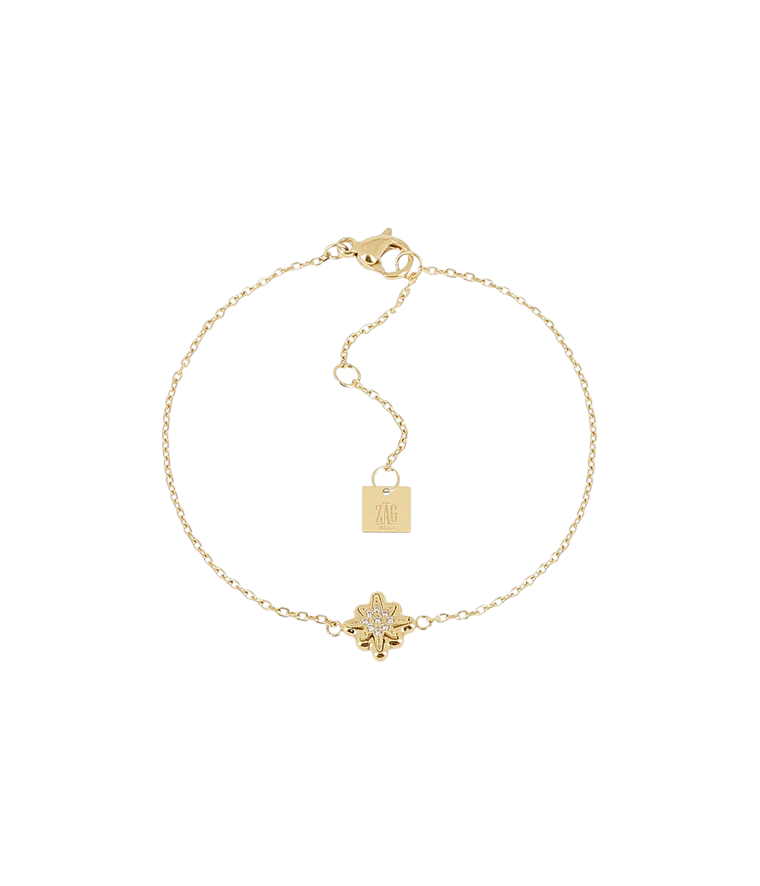 Acilia narukvica od pozlaćenog čelika