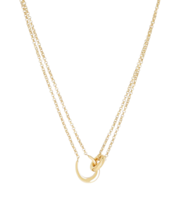 Felik ogrlica od pozlaćenog čelika