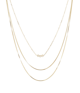 Bankina ogrlica od pozlaćenog čelika