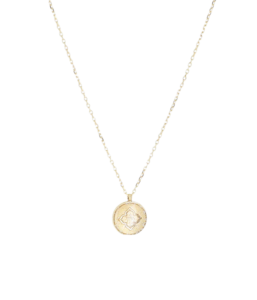 Root ogrlica od pozlaćenog čelika