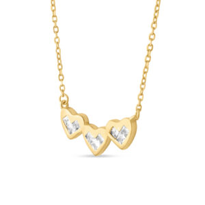 Marigny srebrna ogrlica s pozlatom