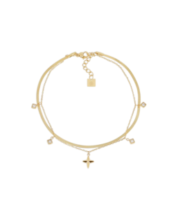 Colbu nanogica od pozlaćenog čelika