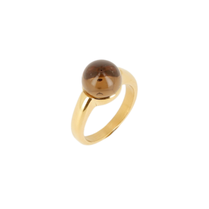 Brown prsten od pozlaćenog čelika