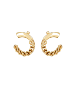 Carbonio naušnice od pozlaćenog čelika