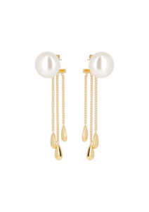 Pearl drops naušnice od pozlaćenog čelika