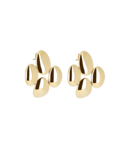 Moebi naušnice od pozlaćenog čelika